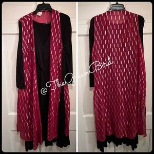 LuLaRoe Elegant Joy Vest Sz M